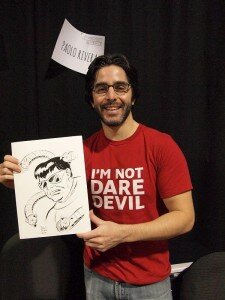 Paolo Rivera with a Doc Ock sketch