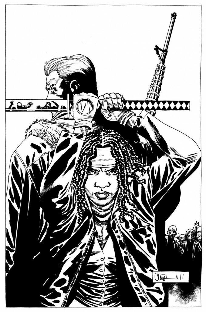 Charlie Adlard - Walking Dead cover 92 low res